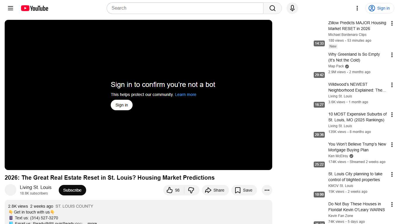2026: The Great Real Estate Reset in St. Louis? Housing Market Predictions - YouTube